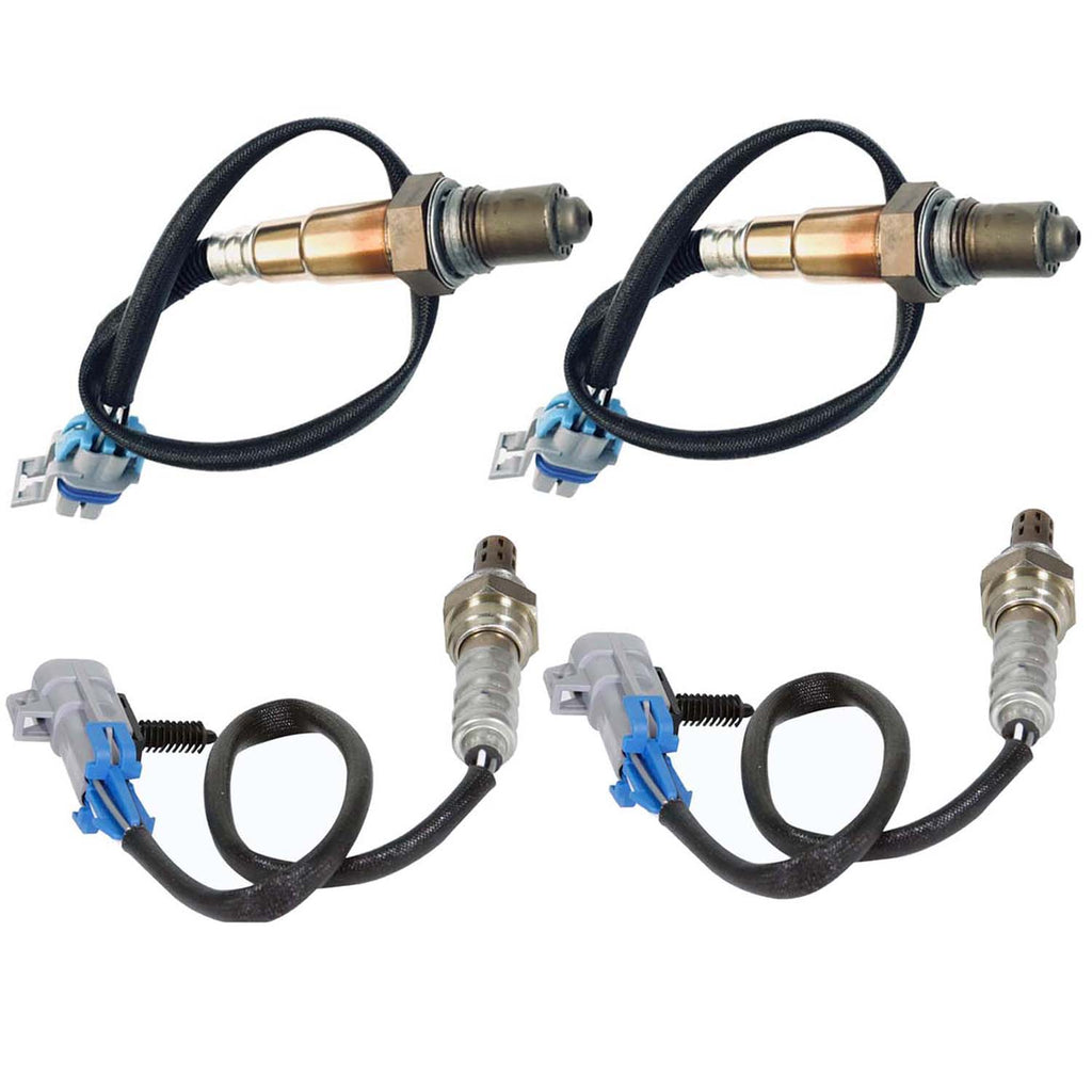 4Pcs Upstream & Downstream O2 Oxygen Sensor For Chevy Malibu Pontiac G6 Aure Vue