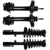 Front Bare Struts + Rear Strut & Coil Spring Assembly For 1992-1994 Toyota Camry