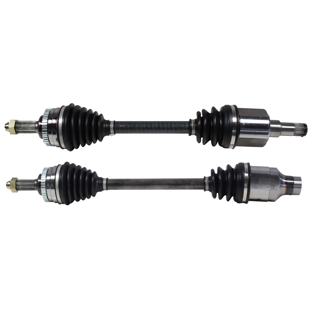 Pair CV Axle Joint Assembly Front For Suzuki Aerio Sedan Wagon Auto Trans 2.3L