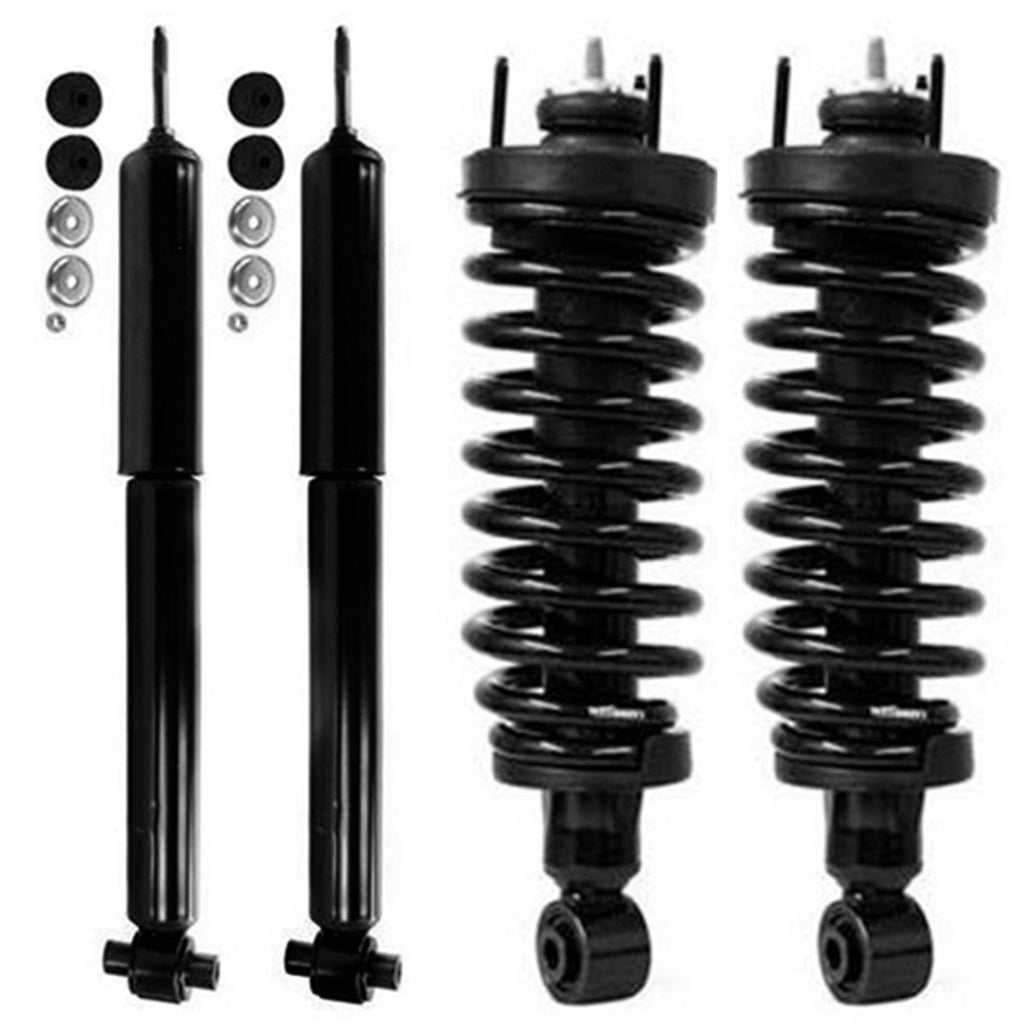 Fits 03-11 Ford Crown Victoria Lincoln Town Car Front Quick Struts & Rear Shocks