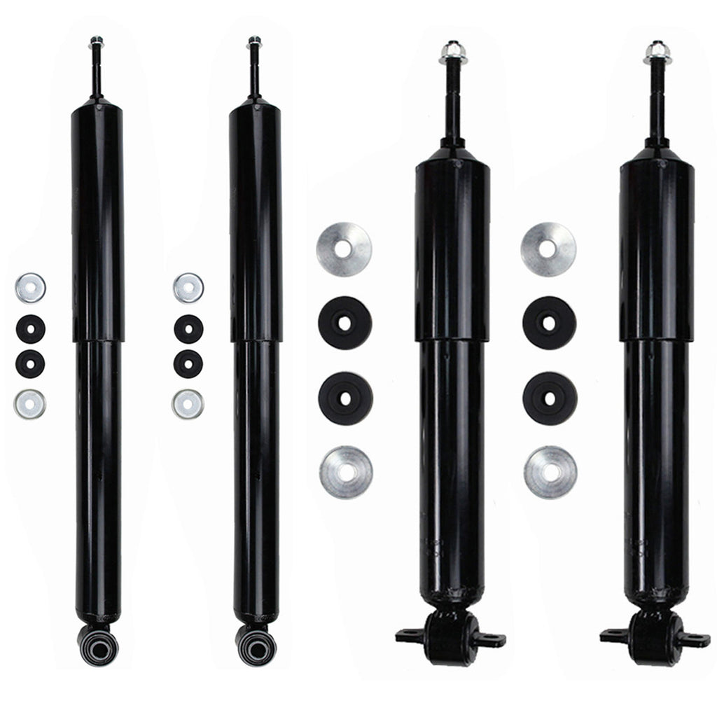 Front & Rear Shock Absorbers For 2000 - 2003 Ford F-150 RWD W/ 7700 GVW Package