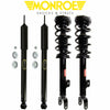 For 2012-2019 Dodge Challenger R/T RWD Monroe Front Quick Struts & Rear Shocks