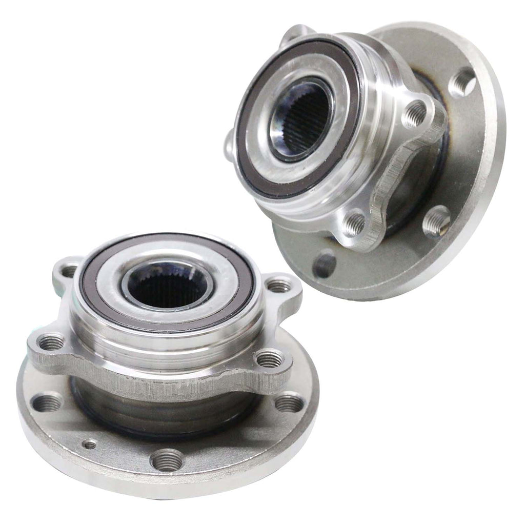 2Pcs For Audi TT Q3 VW Jetta Tiguan CC 4 Flange Bolt Front Wheel Hub Bearing