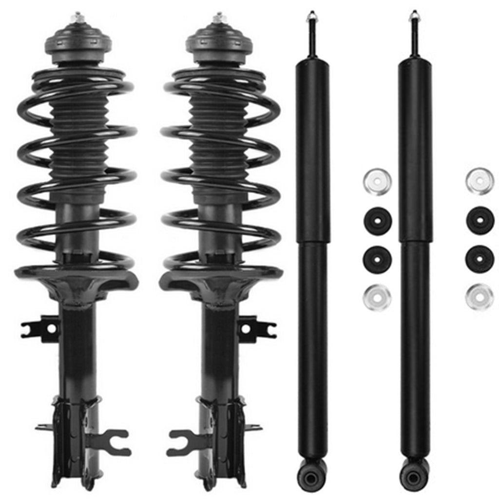 For 2004 - 2012 Chevy Aveo 2009 Pontiac G3 Front Complete Struts + Rear Shocks