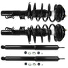 Fits 1998 - 2003 Toyota Sienna FWD Front complete Struts & SpringsRear Shocks