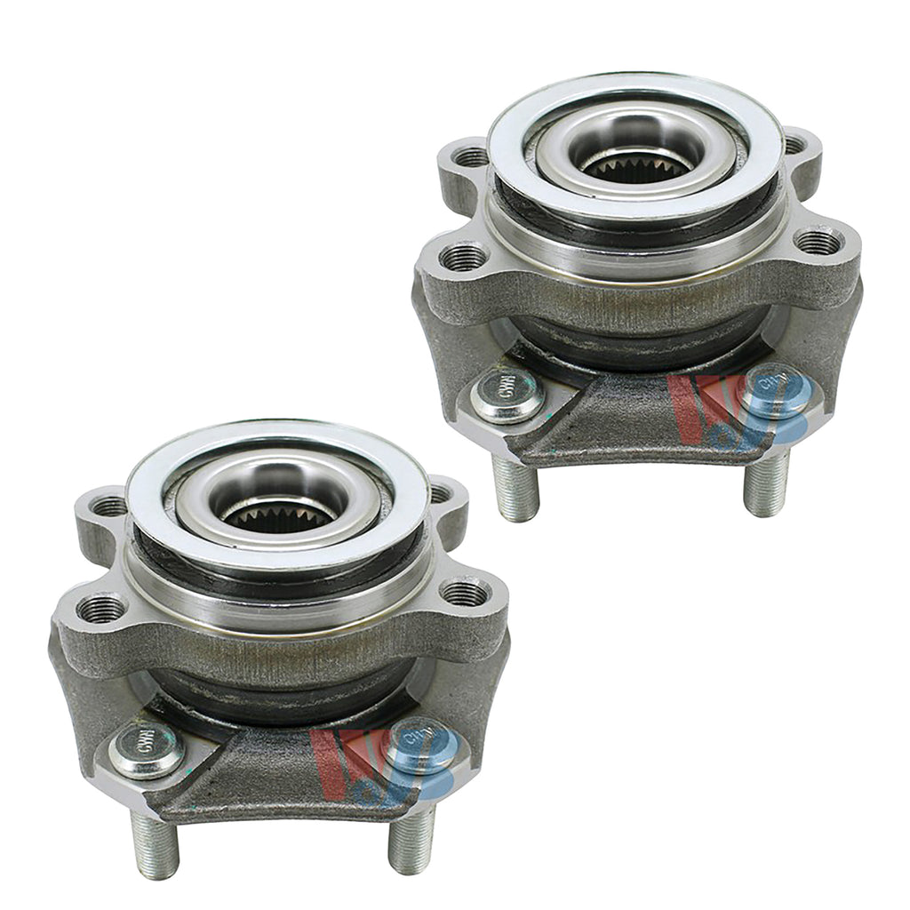 WJB 2 Front Wheel Hub Bearing Assembly Fit Nissan Leaf NV200 Sentra 2013-2016