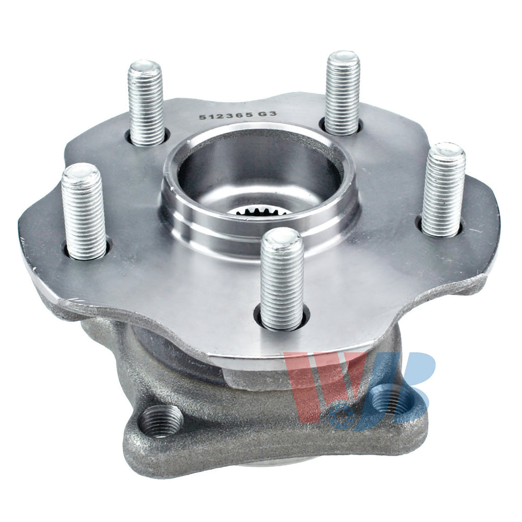 WJB Rear Wheel Hub Bearing Assembly For Lexus RX350 RX450h AWD 3.5L V6 10-13