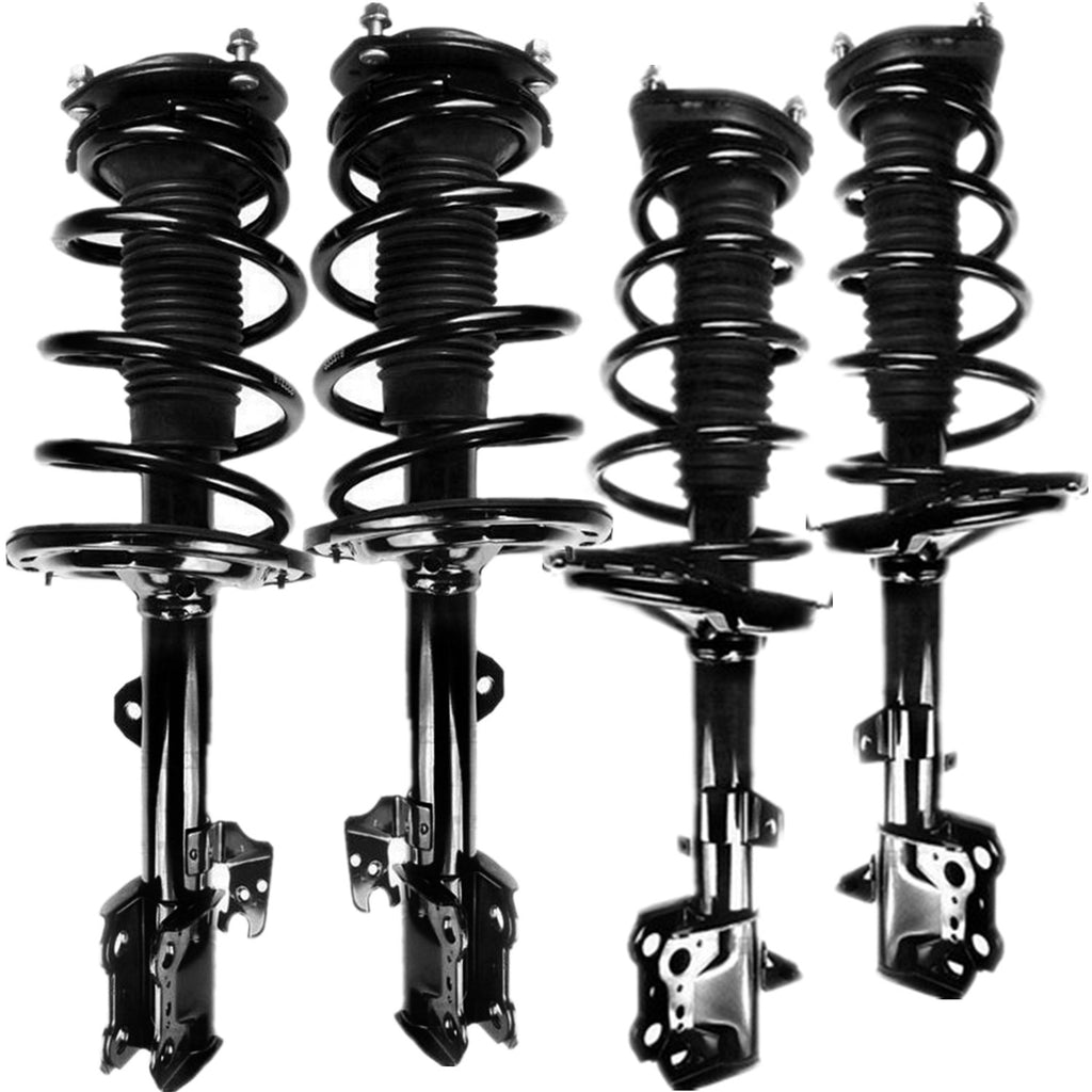 For 2008 2009 2010 Toyota Highlander 4WD Front Rear Complete Struts Coil Spring