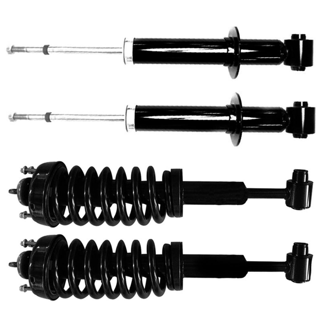 For 2002 2003 Ford Explorer 2X Front Strut Assembly & Rear Pair Struts