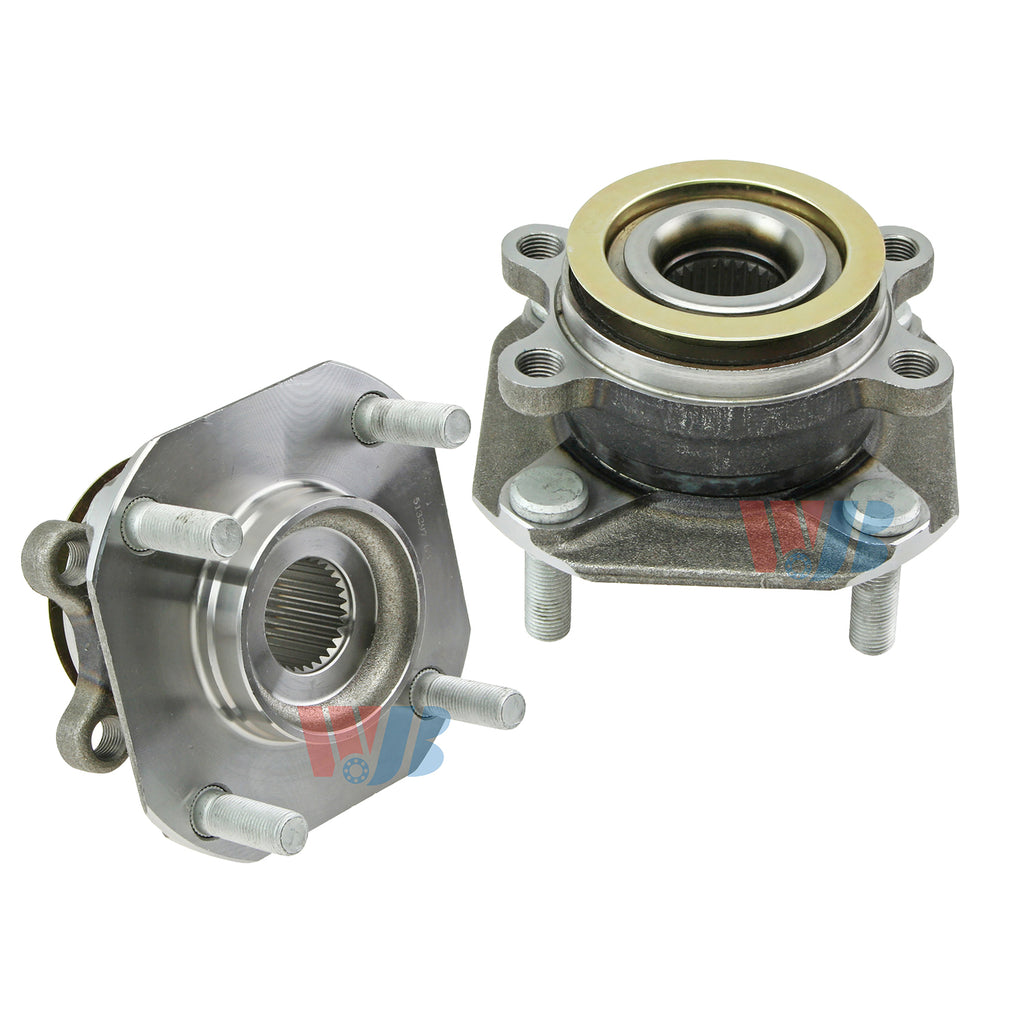 WJB 2 Front Wheel Hub Bearing Assembly FitNissan Sentra 2.0L 4-Wheel ABS 12-07