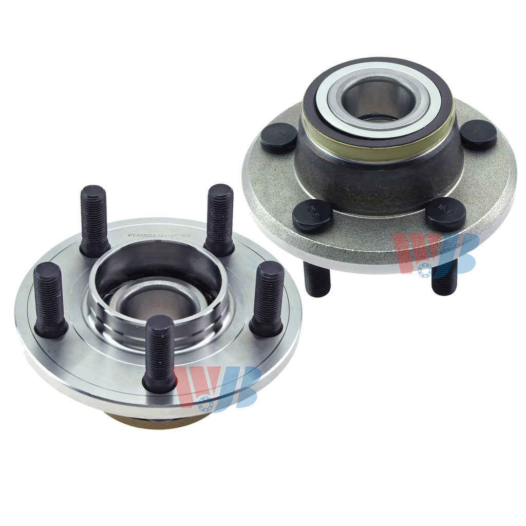 WJB 2 Front Wheel Hub Bearing Assembly Fit Chrysler Dodge Magnum Challenger RWD