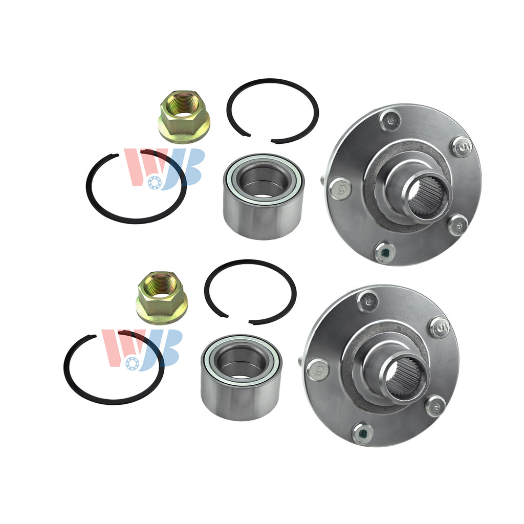 WJB 2 Front Wheel Hub Bearing Repair Kit FitInfiniti I30 I35  Altima Maxima