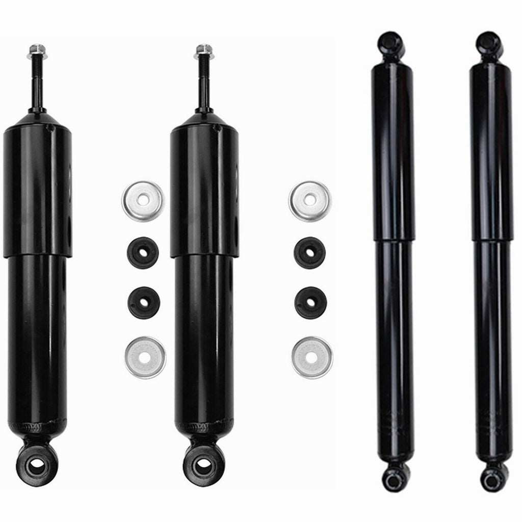 Front Rear Shocks Kit for 00-04 Nissan Frontier Crew Cab RWD 81-95 Isuzu Pickup