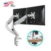 Dual Monitor Mount Stand Adjustable Fits for 2 Computer Screens 17 to 32 inch