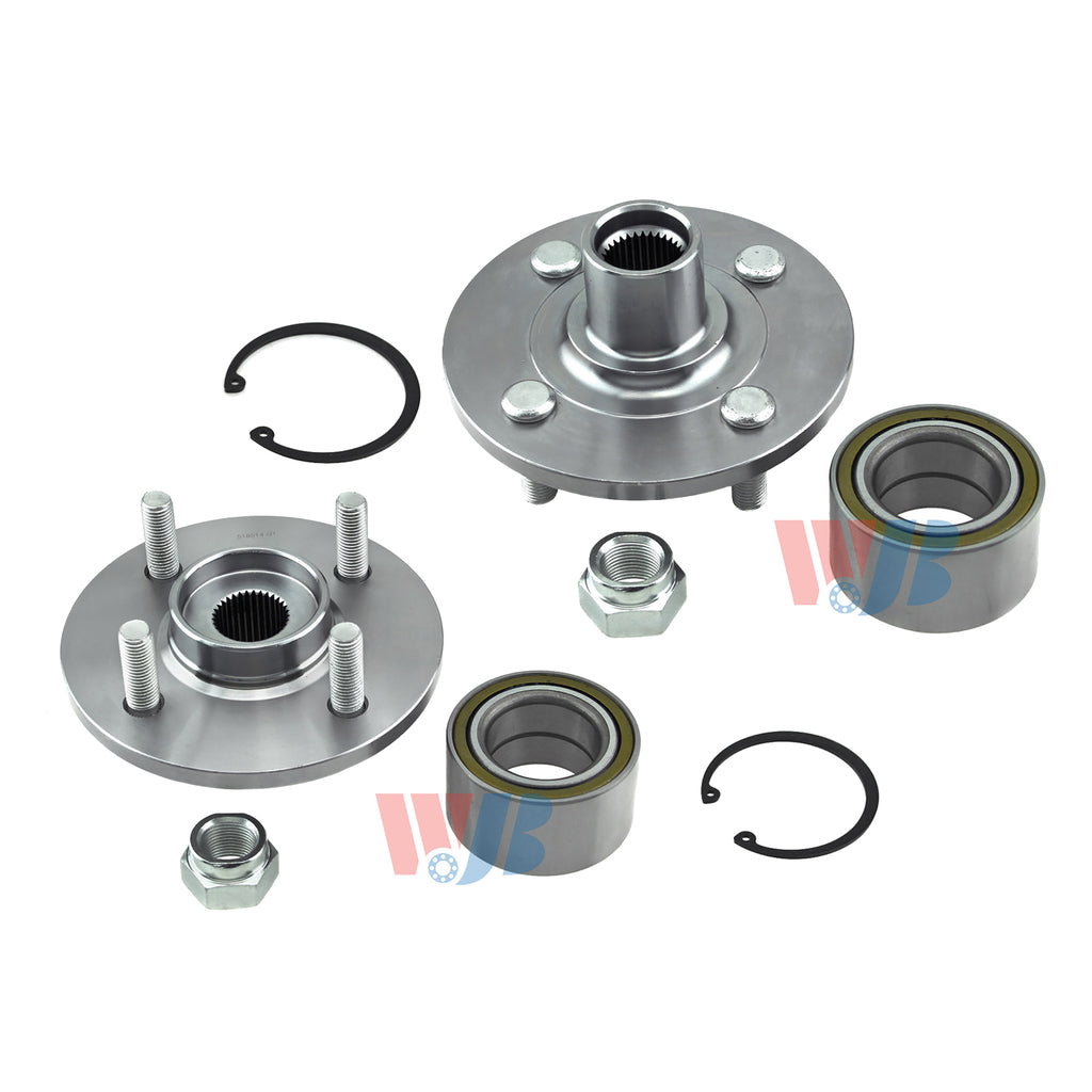 WJB 2 Front Wheel Hub Repair Kit Bearing Assembly FitSaturn SC1 SC2 SL SW1 SW2