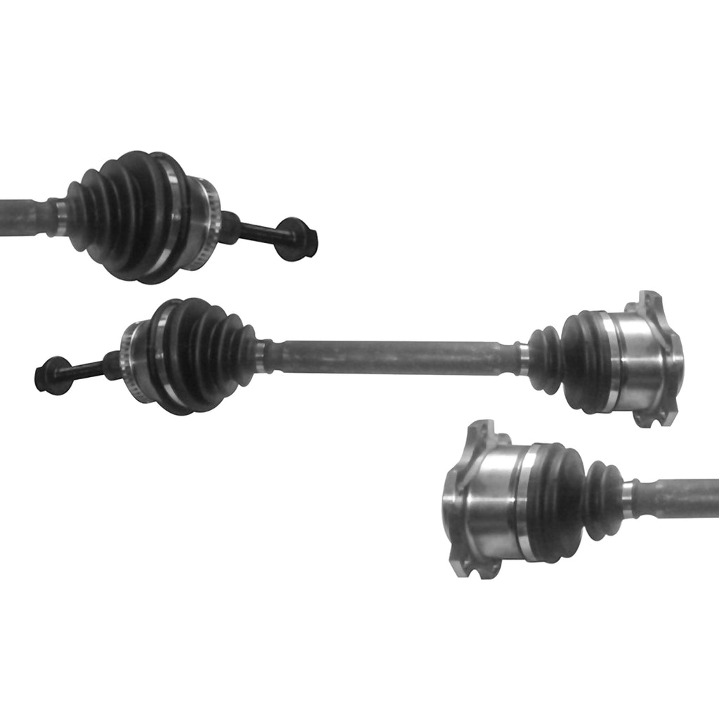 Pair CV Axle Joint Assembly Front ForAudi A6 Quattro Manual Trans 3.0L 05-06