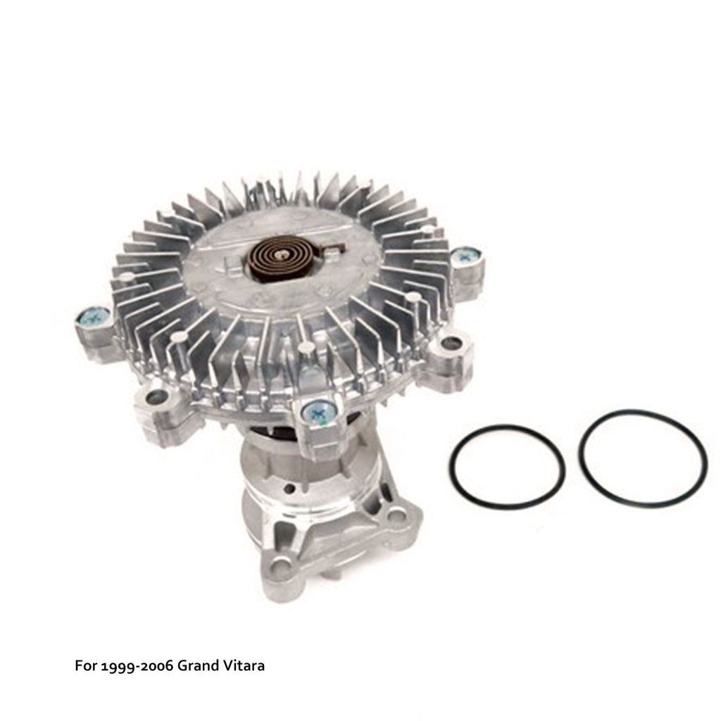 Water Pump with Fan Clutch Kit For 1999-2007 Suzuki  Grand Vitara XL-7 2.5L 2.7L