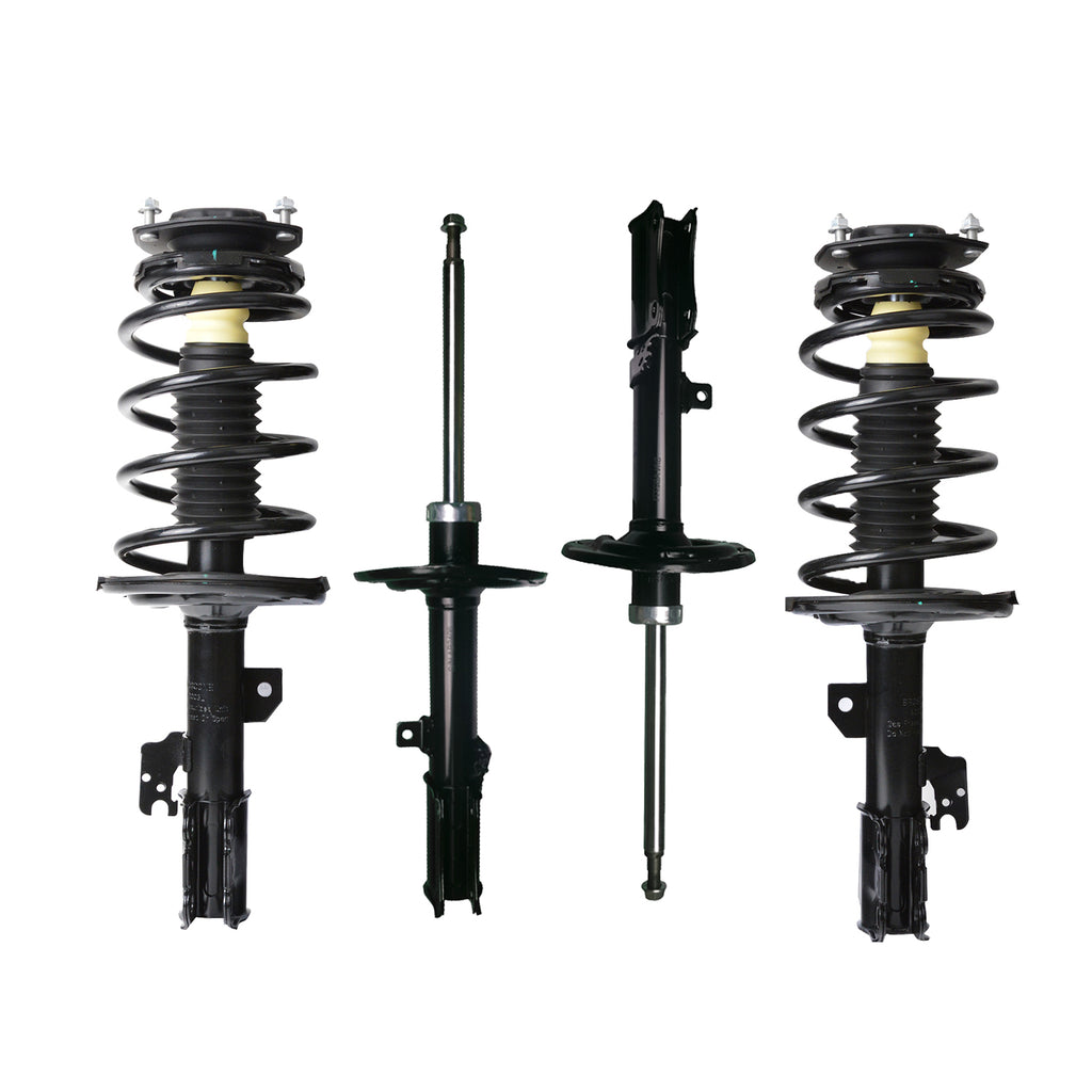 For 2004 2005 2006 TOYOTA CAMRY Front Strut Assembly & Rear Bare Struts