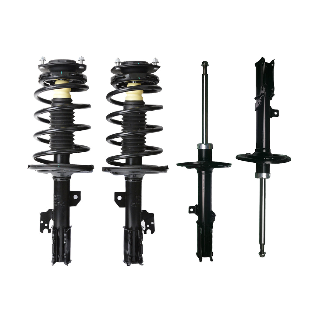 For 2004 2005 2006 TOYOTA CAMRY Front Strut Assembly & Rear Bare Struts