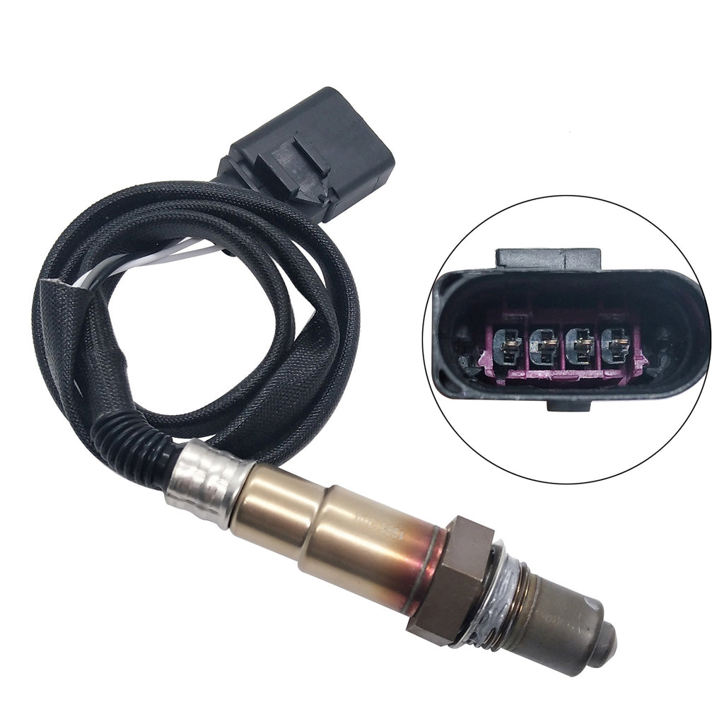 2Pcs Oxygen Sensor Upstream & Downstream For 2010-2009 Audi A4 A4 Quattro 2.0L