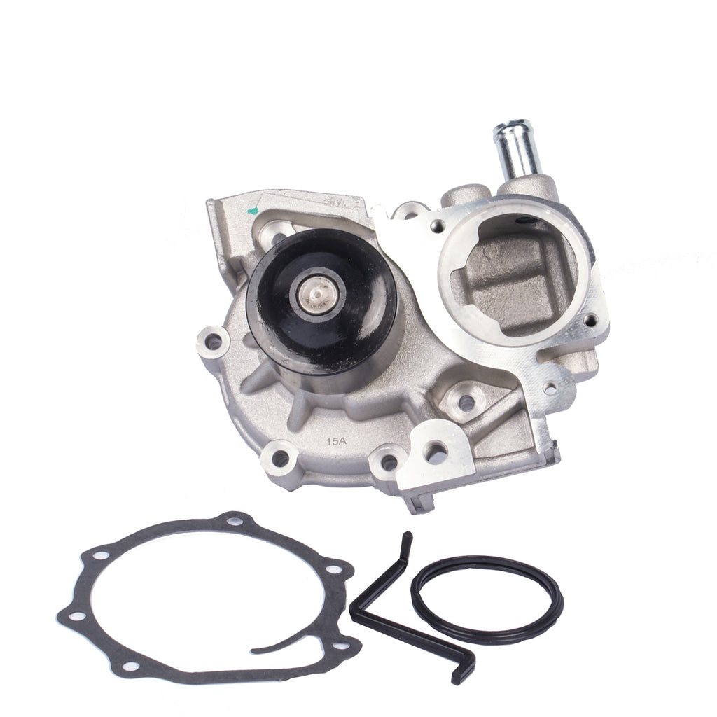 Water Pump For 06-12 Subaru Outback Impreza Forester Legacy H4-2.5L W/ One Hose