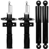 2x Rear Shocks + 2x Front Struts For 2009 - 2012 Chevy Traverse Buick Enclave