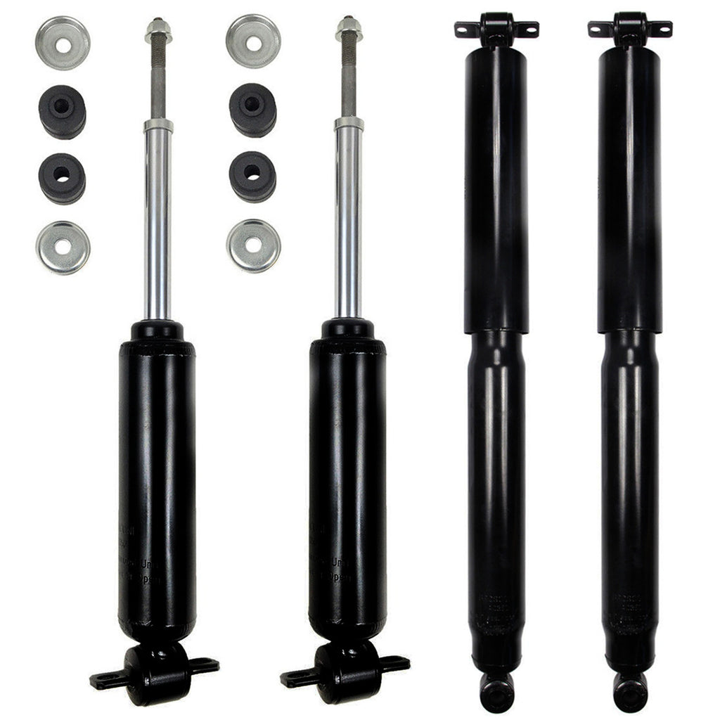 4 Set Front & Rear Shock Absorbers For 1988 - 1998 1999 2000 Chevy GMC C2500