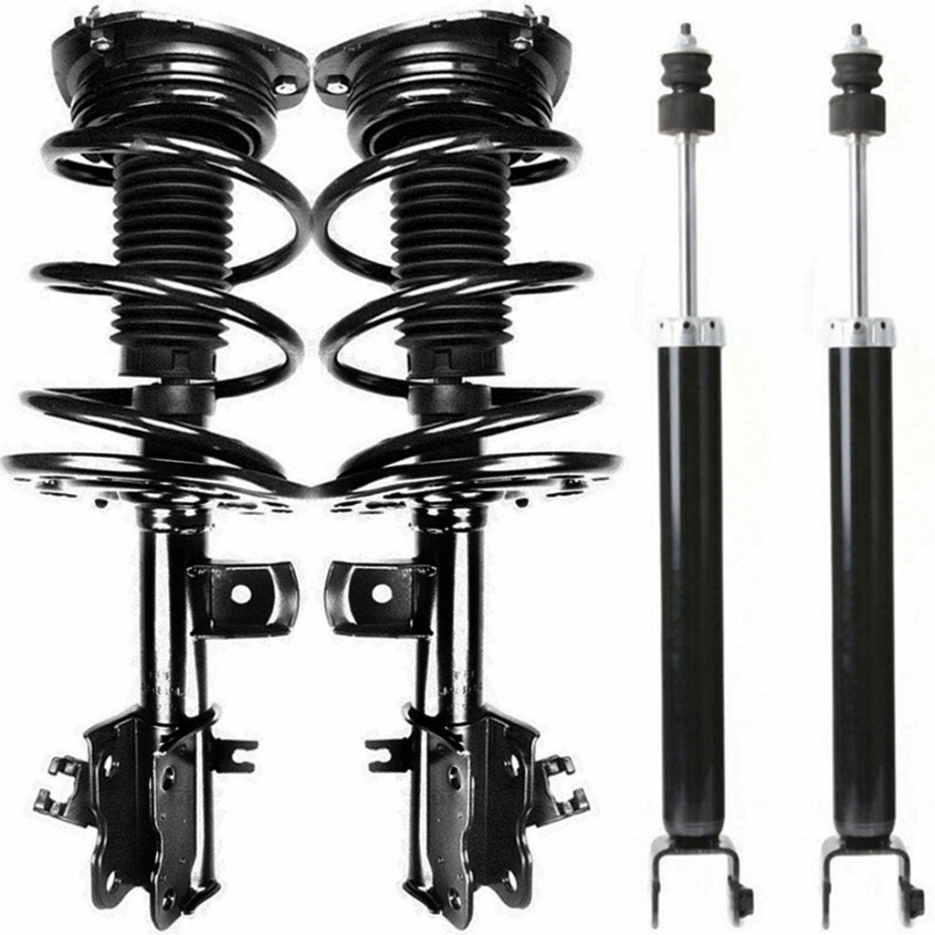 For 2007-2012 Nissan Altima V6 Front Complete Struts & Coil Spring + Rear Shocks