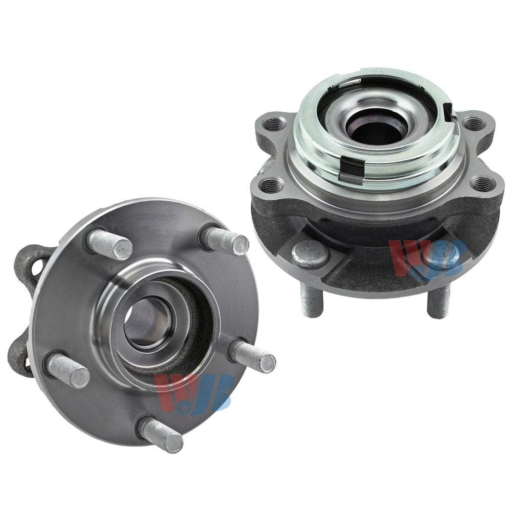 WJB 2 Front Wheel Hub Bearing Assembly for Infiniti EX35 EX37 G25 G35 G37 Q40