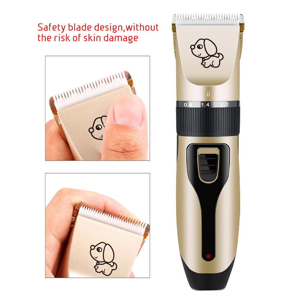 Electric Animal Pet Dog Cat Hair Trimmer Shaver Razor Grooming Quiet Clipper