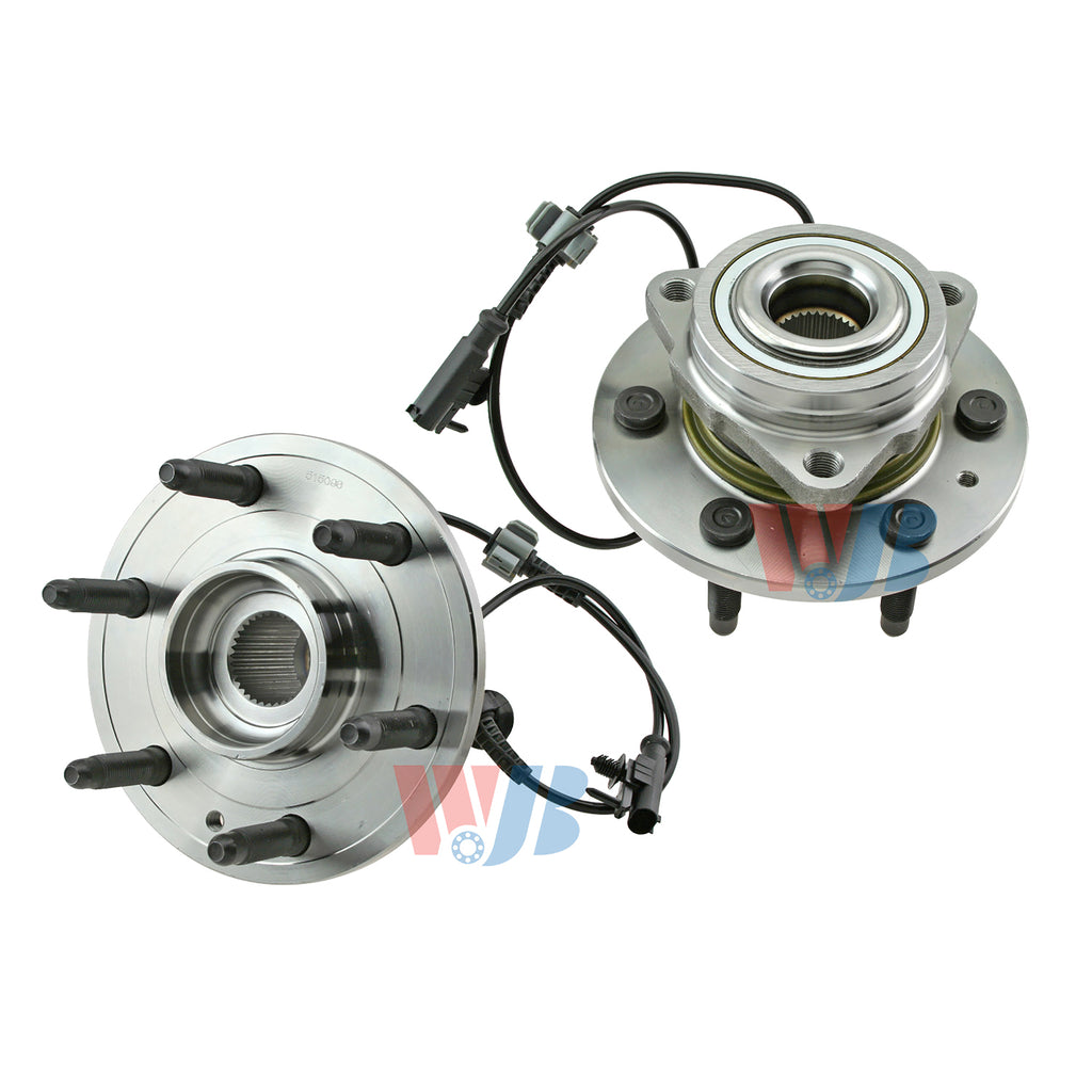 Pair Front Wheel Hub Bearing Assembly FitCadillac Escalade Chevy SILVERADO 1500