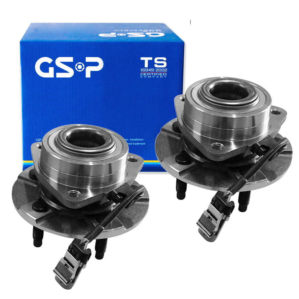 GSP Pair Front Wheel Hub Bearing For 02-07 Chevy Equinox Pontiac Saturn Vue ABS