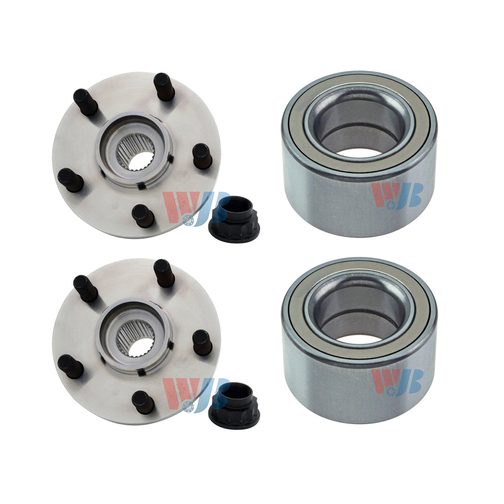 Pair Front Wheel Hub Bearing Kit For Toyota Celica Corolla Matrix 2012-2001