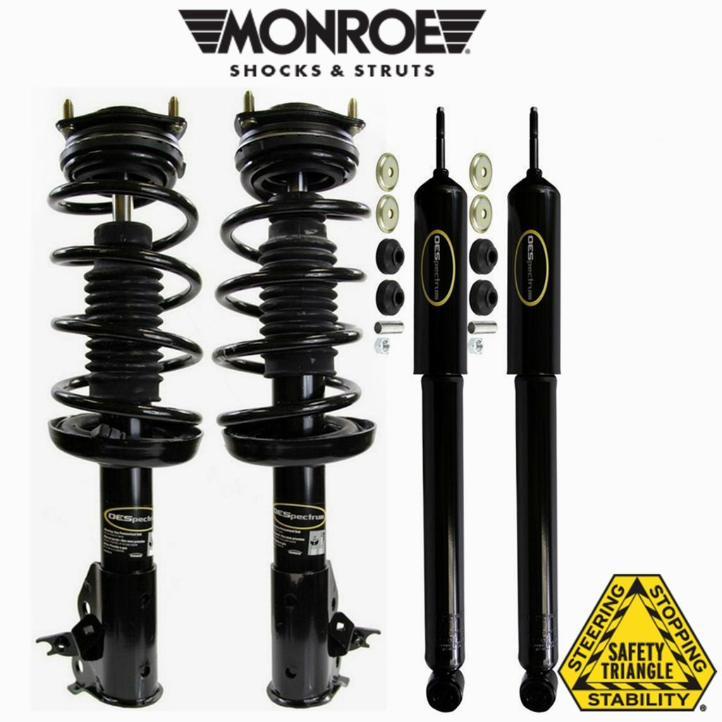 Monroe Quick Struts Shocks Kit For 2006-2011 HONDA CIVIC Coupe Front Rear Set