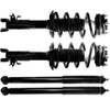 Quick Struts Front & Rear Shocks Fit 2006 - 2011 Honda Civic 172286 172287 5609