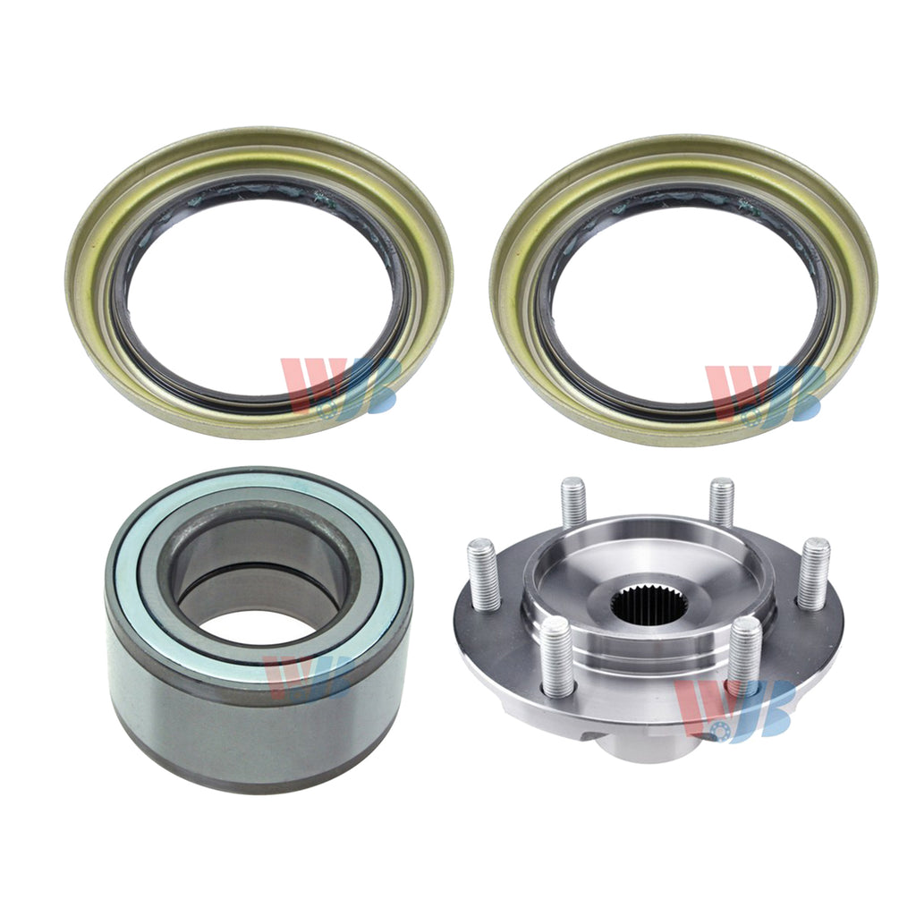 Front Wheel Hub Bearing & Seal Kit Assembly Fit Toyota Tacoma 2004 4WD