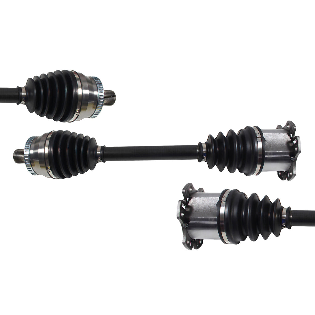 Pair CV Axle Joint Assembly Front ForAudi A4 Sedan Auto Trans AWD 1.8L 3.0L I4