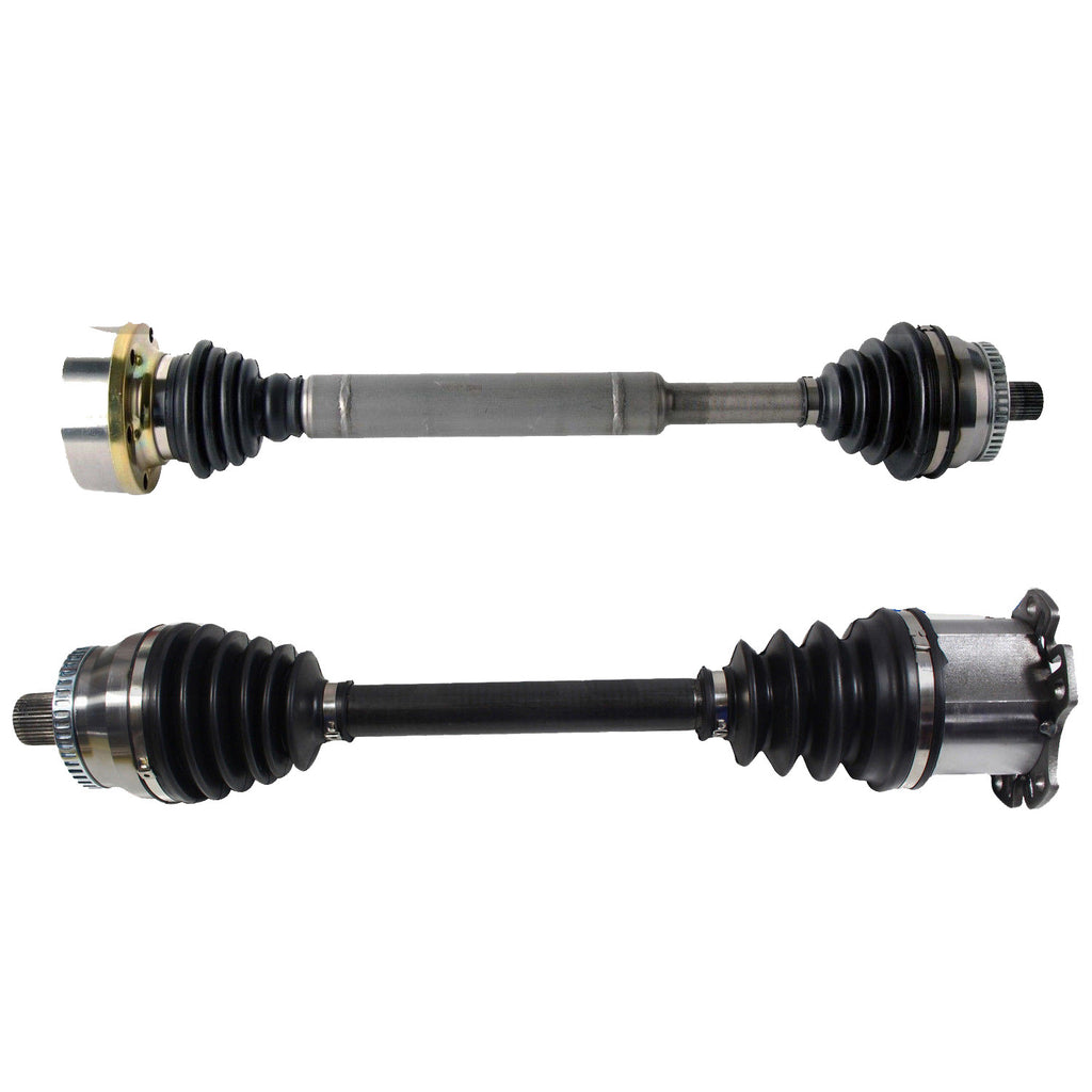 Pair CV Axle Joint Assembly Front ForAudi A4 Sedan Auto Trans AWD 1.8L 3.0L I4