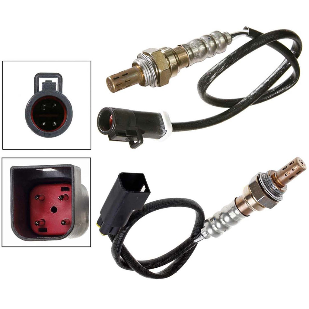 2Pcs Upstream & Downstream O2 Oxygen Sensor For Ford Contour Cougar Mystique