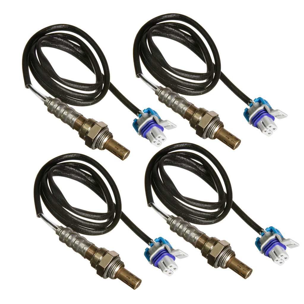 4Pcs Upstream + Downstream O2 Oxygen Sensor For Chevrolet GMC V8 4.8L 2006-2003