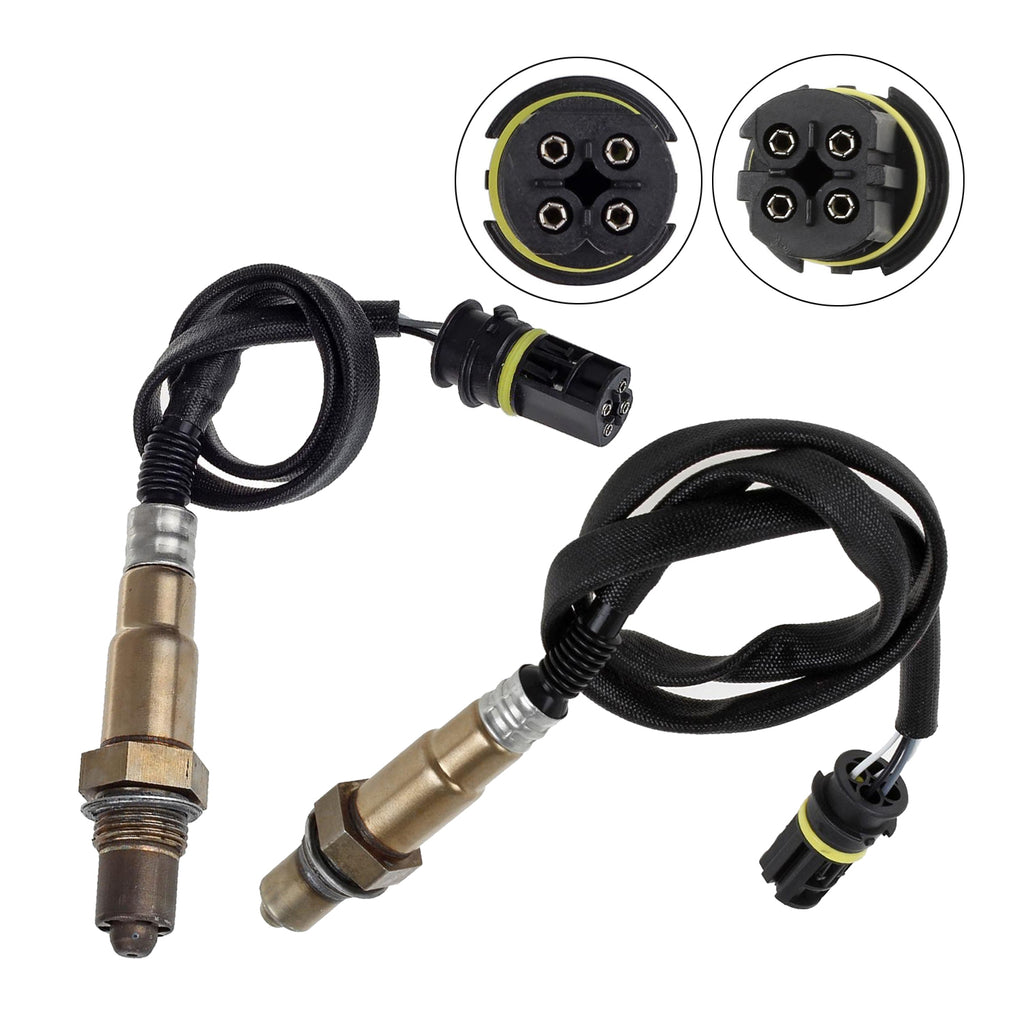 2Pcs Upstream Downstream O2 Oxygen Sensor For Mercedes-Benz C230 L4 2.3L 2002