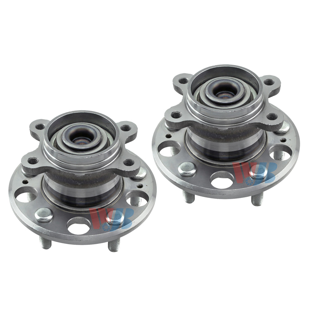 WJB 2 Rear Wheel Hub Bearing Assembly Fit Hyundai Elantra Non-ABS 2010 2008