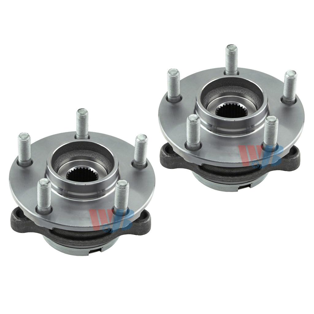 WJB 2 Front Wheel Hub Bearing Assembly Fit Infiniti EX35 EX37 FX45 FX50 G37 Q40