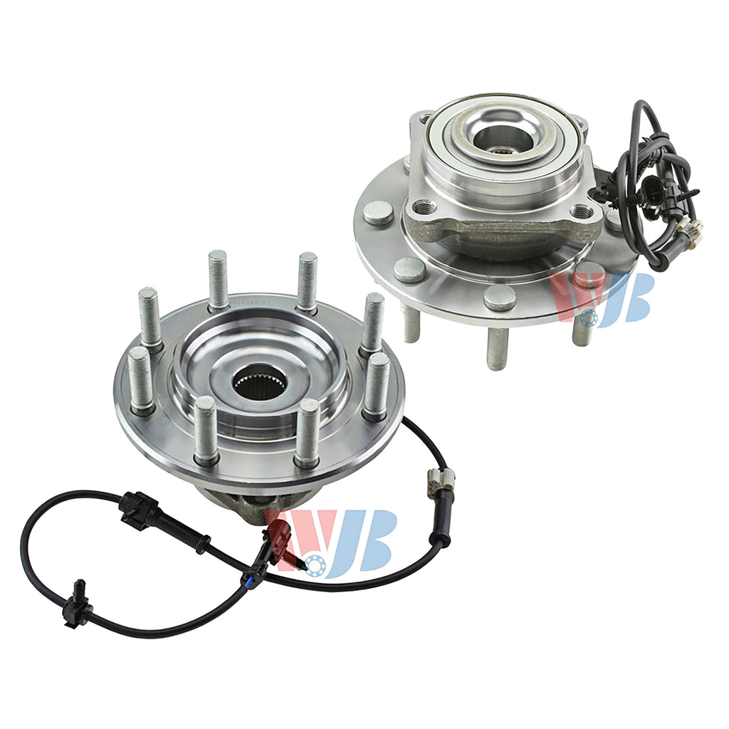 WJB 2 Front Wheel Hub Bearing Assembly Fit Silverado 3500 Classic 4WD HD