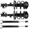 For 2009 - 2012 Nissan Maxima S Sedan Front Strut & Coil Spring + Rear Shocks