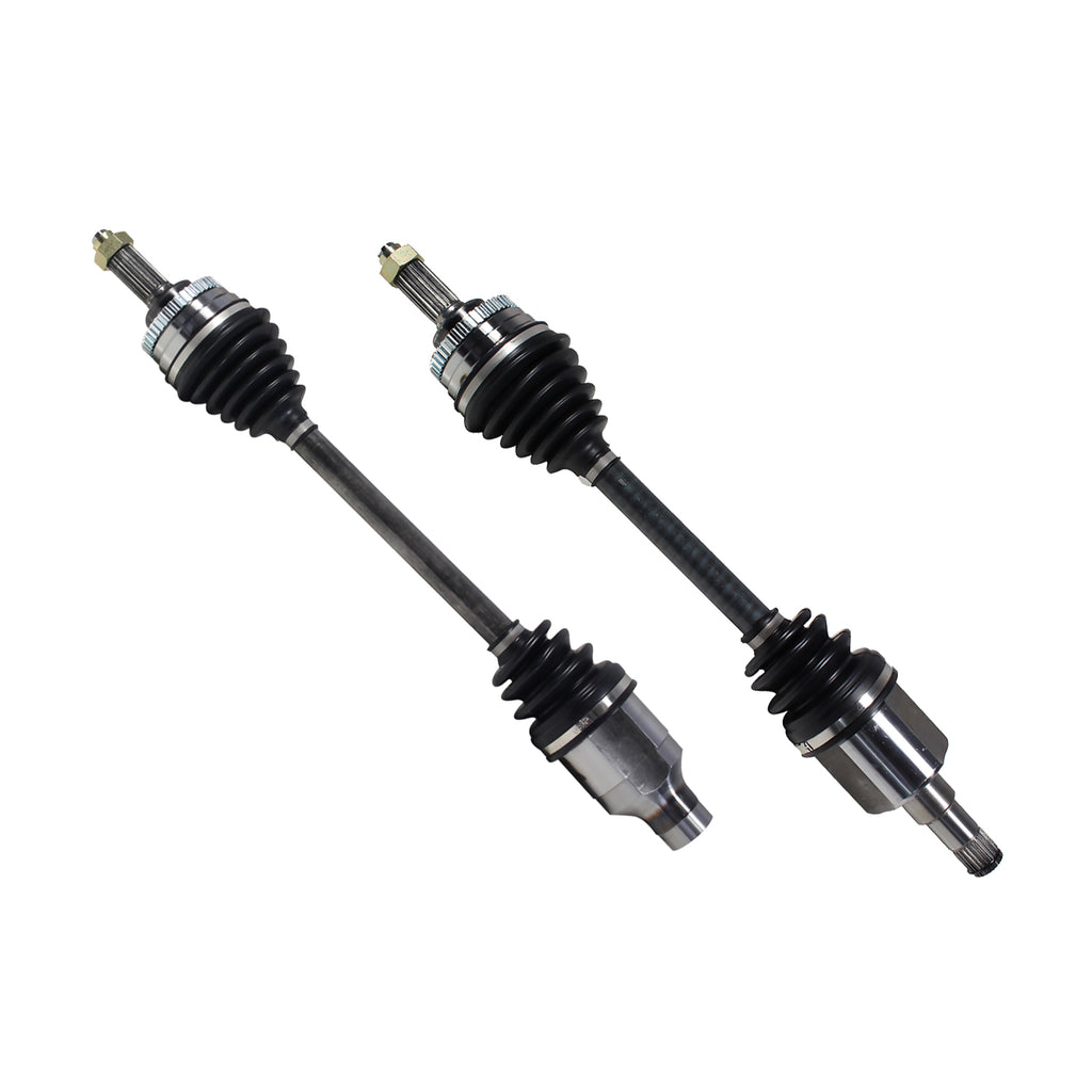 Pair CV Axle Joint Assembly Front For Suzuki Aerio Sedan Wagon Auto Trans 2.3L