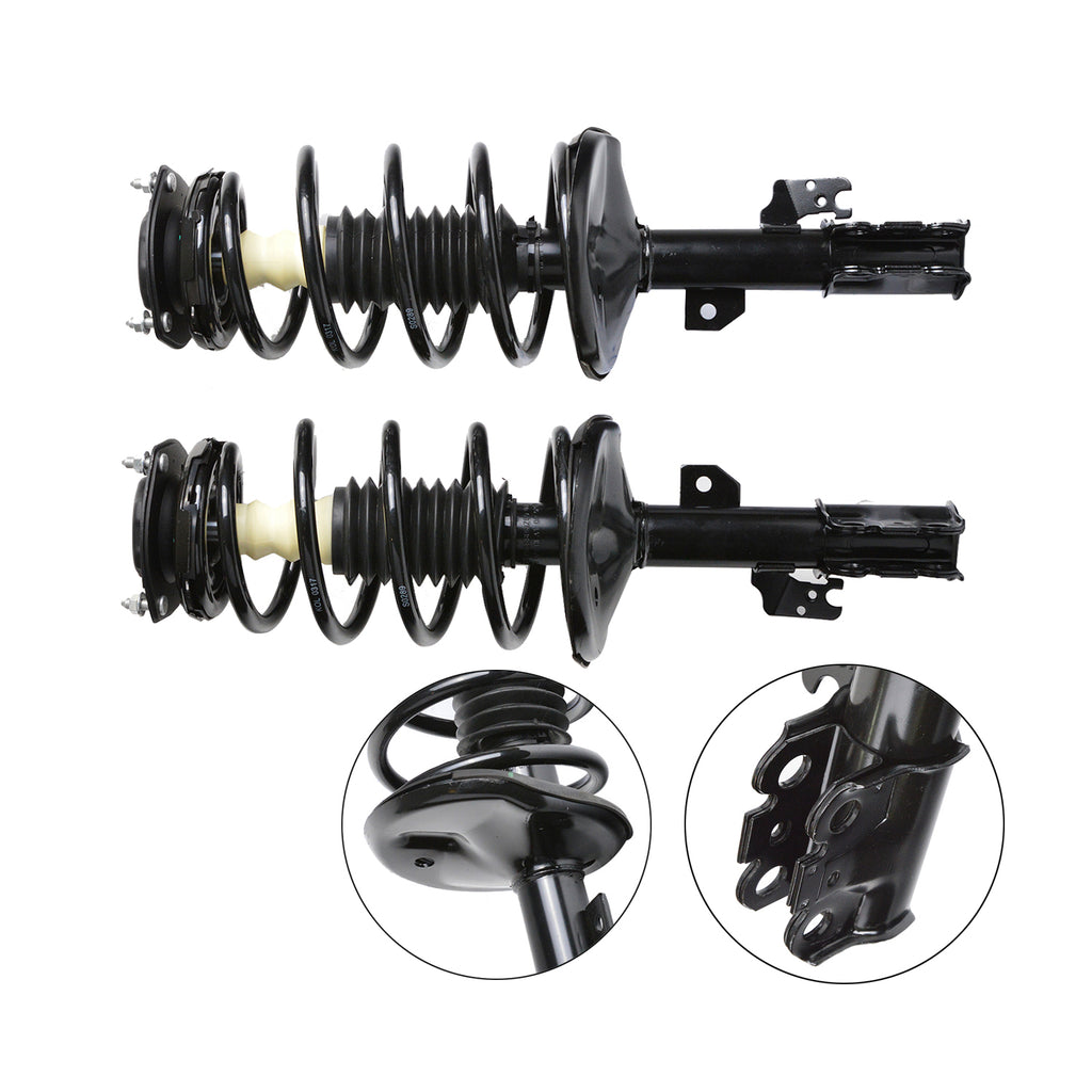 Quick Strut Assembly Front Pair for 2004 2005 2006 Toyota Sienna FWD 7 Passenger