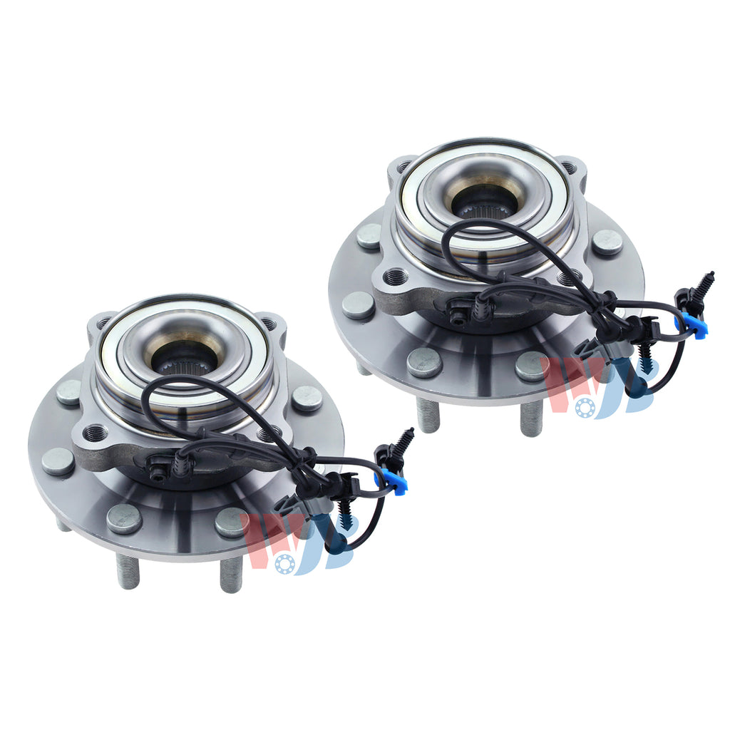 WJB 2 Front Wheel Hub Bearing Assembly FitCHEVROLET SILVERADO 3500 HD 07-10