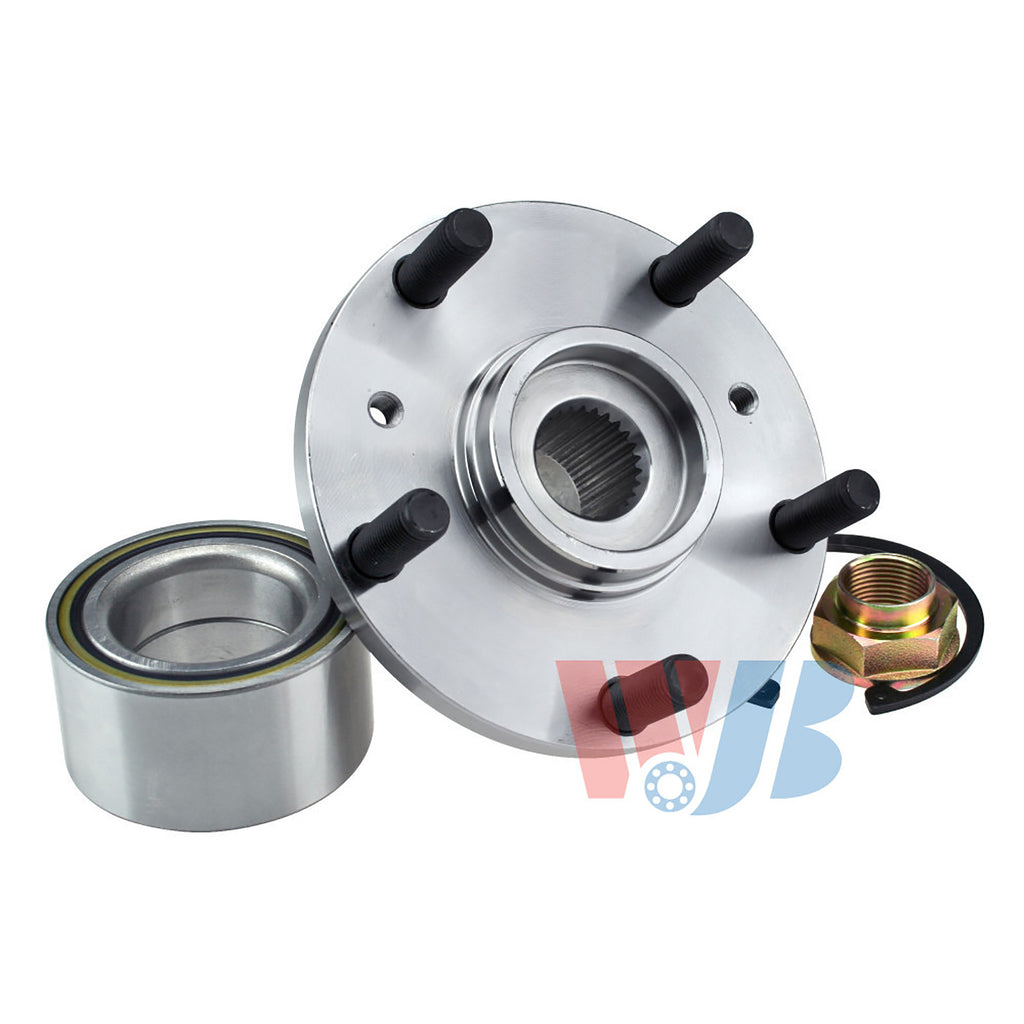 WJB 2 Front Wheel Hub Bearing Assembly Fit Ford Probe Base GL LX 89-92