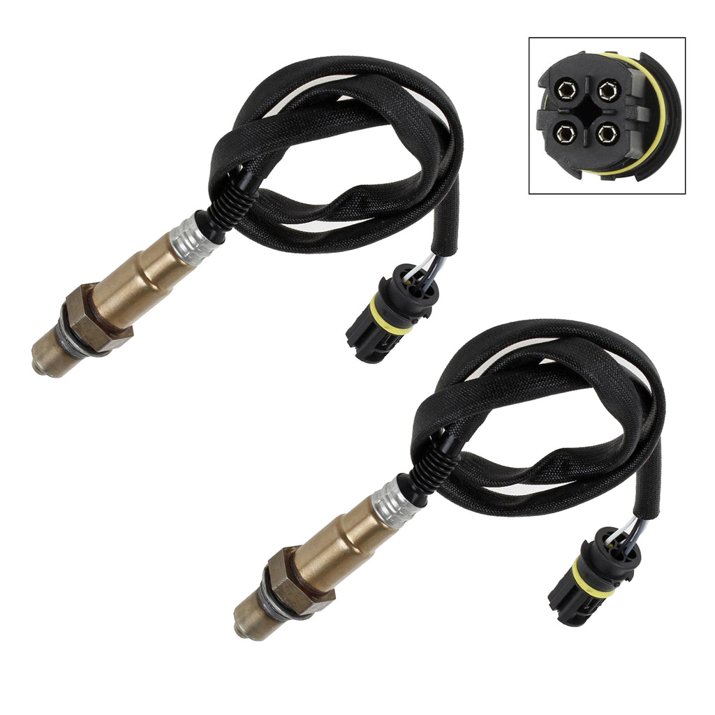 2Pcs Premium Downstream Oxygen O2 Sensor For Mercedes-Benz Clk55 AMG 5.5L